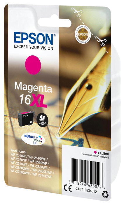 Epson Cartouche d'encre T1633 XL Magenta DURABrite Ultra