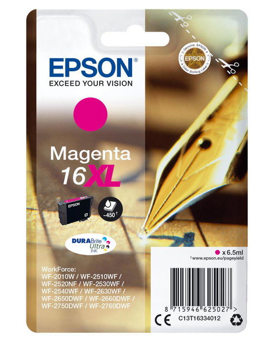 Epson Cartouche d'encre T1633 XL Magenta DURABrite Ultra