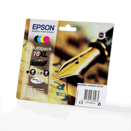 Epson C13T16364012 - Pack Multipack 4 cartouches d'encre haute capacité XL Noir, Cyan, Magenta, Jaune