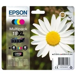 Epson Multipack XL T1806 - Cartouches d'encre 4 couleurs - Noir, Cyan, Magenta, Jaune - Réf. C13T18164012