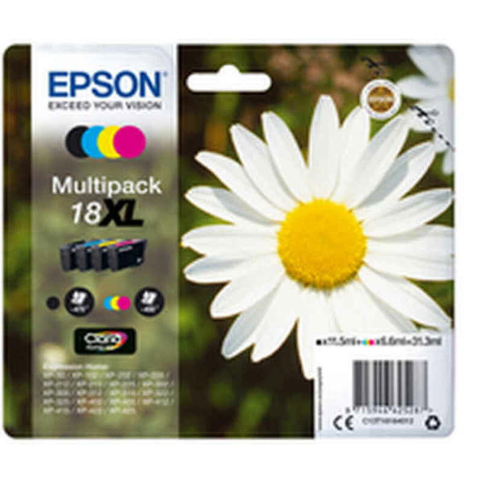 Epson Multipack de cartouches d'encre 18XL C13T18164012 Noir, Cyan, Magenta, Jaune