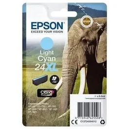 Epson Cartouche d'encre T2435 XL Cyan Clair pour série Elephant - Référence C13T24354012