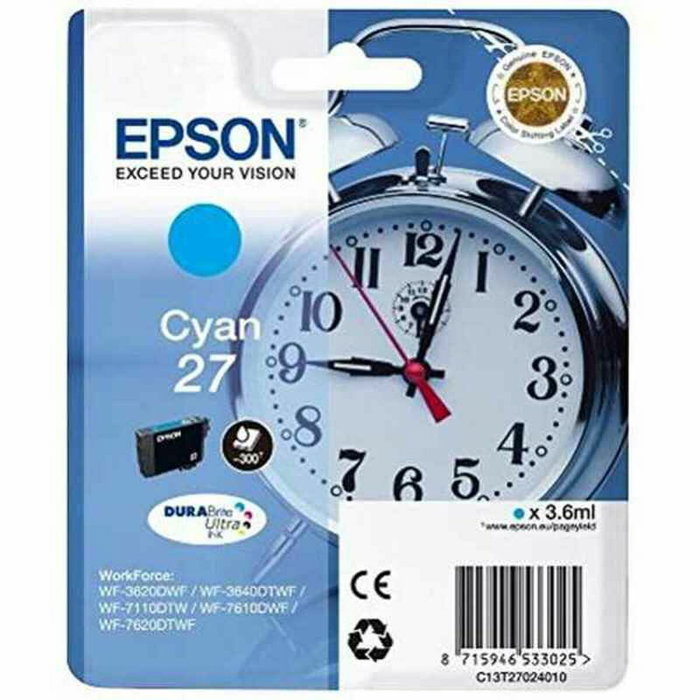 Epson Cartouche d'encre DURABrite Ultra T2702 Cyan Epson Cartouche d'encre DURABrite Ultra T2702 Cyan