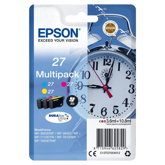 Epson Multipack T2705 DURABrite Ultra Cyan, Magenta, Jaune