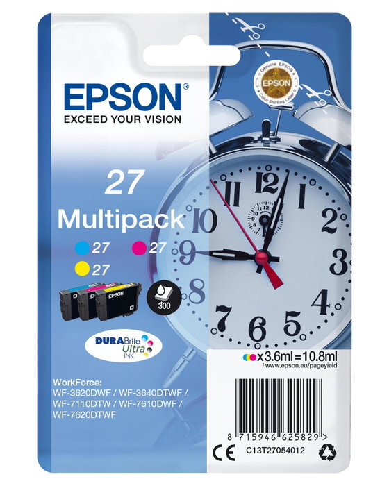 Epson Multipack T2705 DURABrite Ultra Cyan, Magenta, Jaune