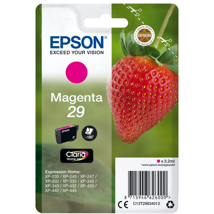 Epson Cartouche d'encre Claria Home 29 Magenta T2983