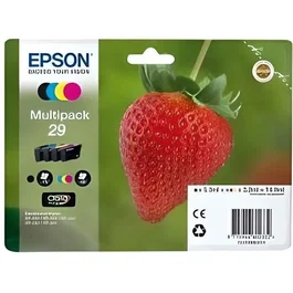 Epson PACK FRAISE 4CL - Pack de 4 cartouches d'encre (Noir, Cyan, Magenta, Jaune)