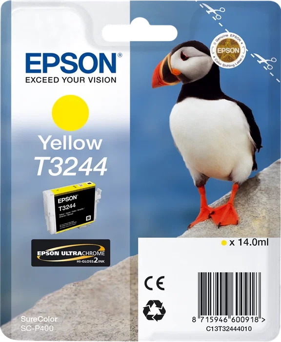 Epson C13T32444010 Cartouche d'encre UltraChrome Hi-Gloss 2 Jaune