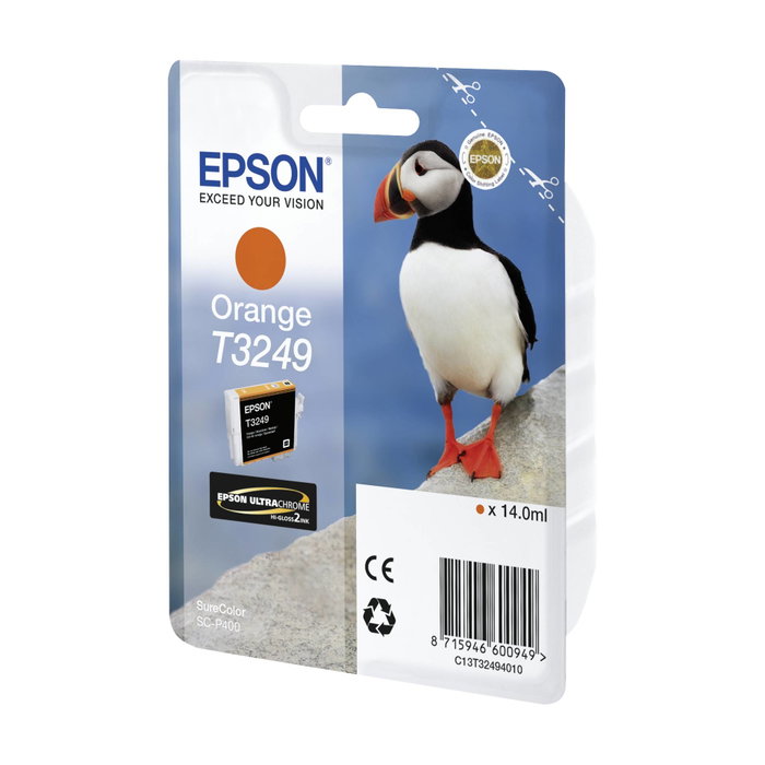 Epson Cartouche d'encre UltraChrome Hi-Gloss2 T3249 Orange Epson Cartouche d'encre UltraChrome Hi-Gloss2 T3249 Orange