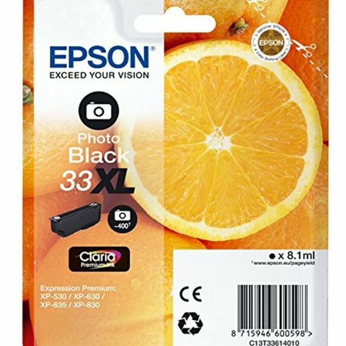 Epson C13T33614012 Cartouche d'encre originale XL Noir