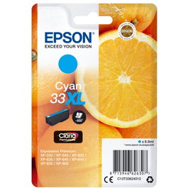 Epson Cartouche d'encre Claria Premium 33 XL Cyan T3362