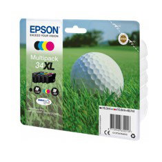 Epson Multipack de cartouches d'encre 34XL C13T34764010 - Noir, Cyan, Magenta, Jaune