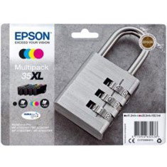 Epson C13T35964010 Multipack Tinta Multicolor XL 4 Cartouches 2600 Pages Noir Cyan Magenta Jaune
