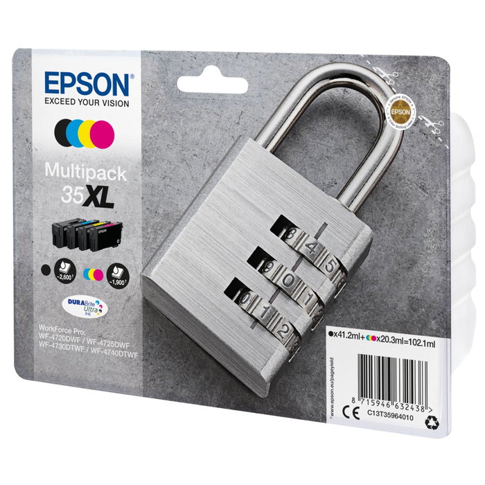 Epson Multipack de 4 cartouches DURABrite Ultra 35XL (C13T35964010)
