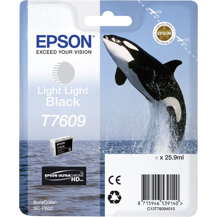 Epson Cartouche d'encre T7609 Noir clair