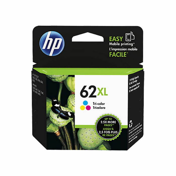 HP Cartouche d'encre originale C2P07AE n° 62XL Tricolore