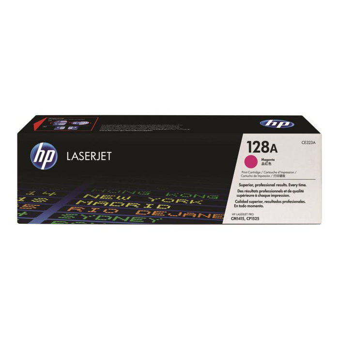 HP Toner 128A CE323A Magenta 2100 pages - pour LaserJet Pro CM1415