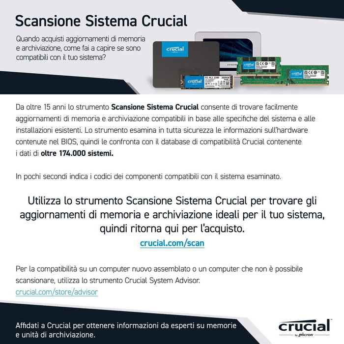 Mémoire RAM Crucial CT8G4SFRA32A 8 GB DDR4 3200 MHz CL22