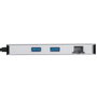 Targus DOCK423EU Station d'accueil USB 3.2 Gen 1 Type-C avec Power Delivery 100W, Argent