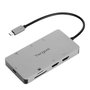 Targus Station d'accueil USB-C Dual HDMI 4K avec alimentation PD 100W Pass-Thru, 2 ports USB-A 3.2, Gigabit Ethernet, lecteur de cartes