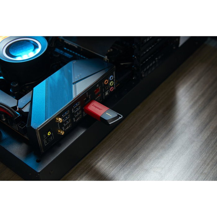 Kingston DataTraveler Exodia M 128 Go Noir et Rouge