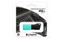 Kingston DataTraveler Exodia M Clé USB 256GB USB 3.2 Gen 1 - Noir et Turquoise - Stockage Portable avec Capuchon et Anneau