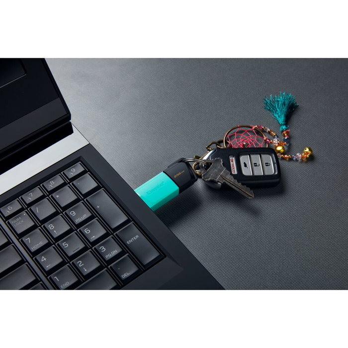 Kingston DataTraveler Exodia M 256 Go Noir et Turquoise