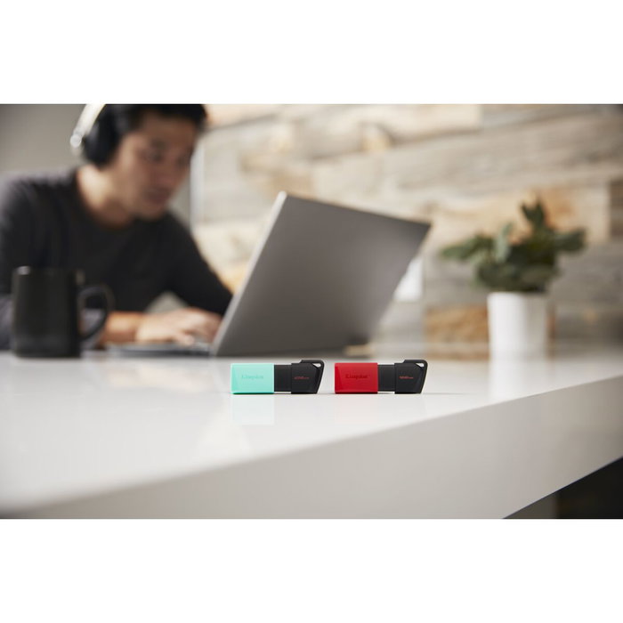 Kingston DataTraveler Exodia M 256 Go Noir et Turquoise