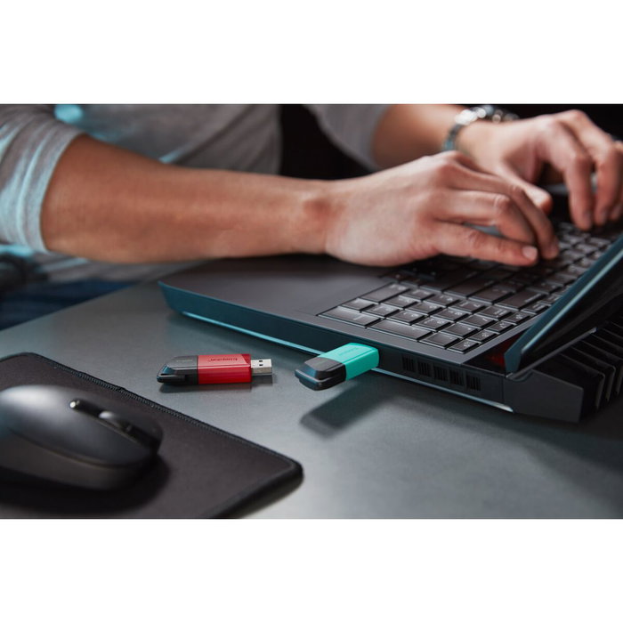 Kingston DataTraveler Exodia M 256 Go Noir et Turquoise