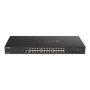 D-Link DXS-1210-28T Switch intelligent 28 ports 10 Gigabit Ethernet Montage rack