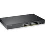 Zyxel GS1900-24HPv2 Switch 24 ports Gigabit PoE+, 2 ports SFP, Noir