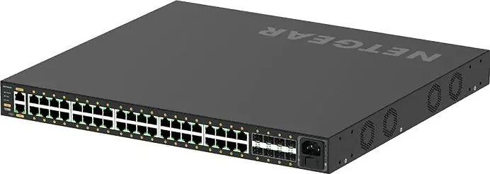 Netgear M4250-40G8XF-PoE+ Switch AV Line 40x Gigabit PoE+ 8x SFP+ Netgear M4250-40G8XF-PoE+ Switch AV Line 40x Gigabit PoE+ 8x SFP+