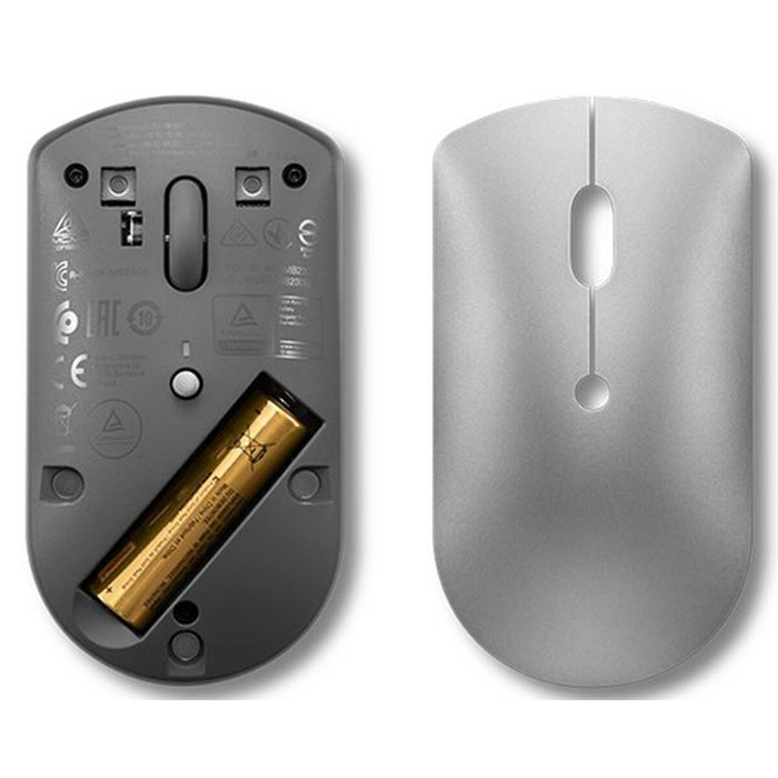 Lenovo 600 Silent Souris sans fil Bluetooth Gris Fer
