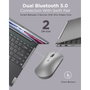 Lenovo 600 Silent Souris sans fil Bluetooth Gris Fer