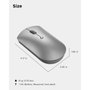 Lenovo 600 Silent Souris sans fil Bluetooth Gris Fer