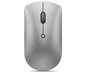 Lenovo 600 Souris silencieuse Bluetooth 5.0, 3 boutons, 61 g, DPI 2400/1600/800 réglables, capteur optique bleu, pour ordinateur portable et PC