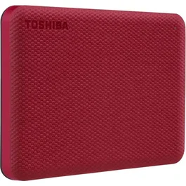 Toshiba Canvio Advance Disque dur externe portable 1 To USB 3.0 avec logiciels de sécurité et sauvegarde Rouge