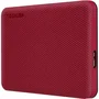 Toshiba Canvio Advance Disque dur externe portable 1 To USB 3.0 avec logiciels de sécurité et sauvegarde Rouge
