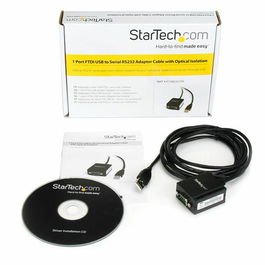 Adaptateur USB vers RS232 Startech ICUSB2321FIS Noir