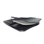 Cherry KC 4500 ERGO - Clavier Ergonomique USB AZERTY Espagnol, Repose-Poignets, Touches Multimédia