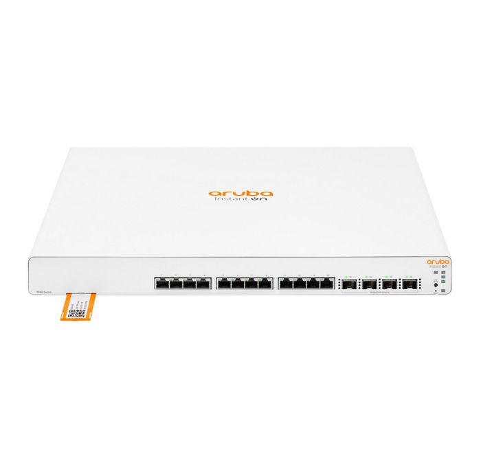 Hewlett Packard Enterprise Commutateur réseau Aruba Instant On 1960 12XGT 4SFP+, 12 ports 10G Base-T et 4 ports SFP+, gestion cloud Hewlett Packard Enterprise Commutateur réseau Aruba Instant On 1960 12XGT 4SFP+, 12 ports 10G Base-T et 4 ports SFP+, gestion cloud