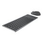 Dell KM7120W Kit clavier et souris sans fil Multi-Device Bluetooth 5.0 AZERTY français gris titane