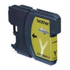 Brother LC1100HYY Cartouche d'encre jaune, environ 750 pages