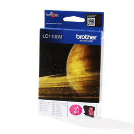 Brother Cartouche d'encre LC-1100M / LC1100M, Magenta, pour imprimantes Brother