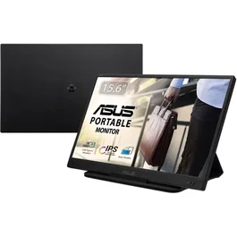 ASUS ZenScreen MB166C - Écran portable PC 15.6" IPS Full HD (1920x1080) 60Hz 5ms avec port USB Type-C pour ordinateur portable, mobile et productivité nomade