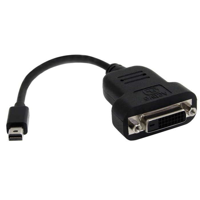 StarTech.com MDP2DVIS Adaptateur actif Mini DisplayPort vers DVI-D, 1920x1200, Full HD, Noir StarTech.com MDP2DVIS Adaptateur actif Mini DisplayPort vers DVI-D, 1920x1200, Full HD, Noir