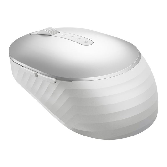 Dell Premier MS7421W Souris Optique sans Fil Bluetooth 5.0 USB 2.4 GHz 7 Boutons Programmable Argent Platine