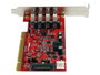 StarTech.com Tarjeta Adaptateur PCI USB 3.0 4 Ports SuperSpeed avec Alimentation SATA LP4 Pciusb3S4