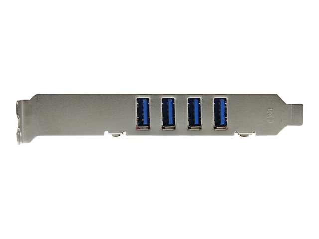 StarTech.com Tarjeta Adaptateur PCI USB 3.0 4 Ports SuperSpeed avec Alimentation SATA LP4 Pciusb3S4