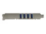 StarTech.com Tarjeta Adaptateur PCI USB 3.0 4 Ports SuperSpeed avec Alimentation SATA LP4 Pciusb3S4